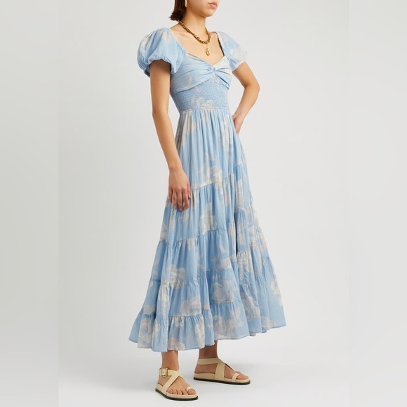 Free People Dresses & Skirts - FREE PEOPLE Sundrenched Short Sleeve
Maxi Dress